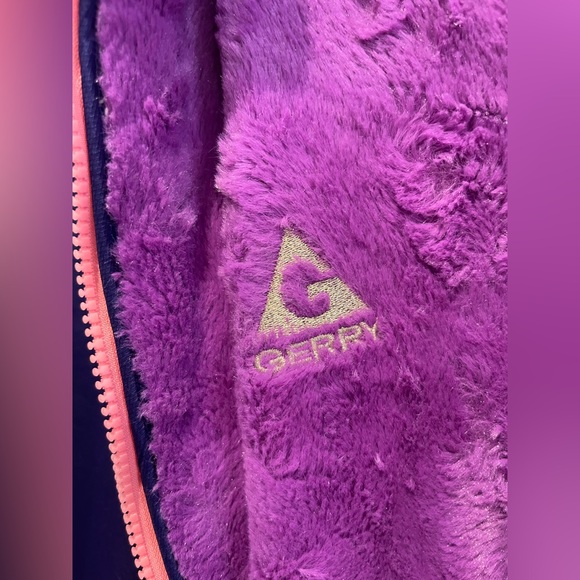 Gerry reversible Purple Fleece girls Jacket size L - Picture 7 of 7